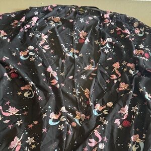 Torrid Black Kimono with Mermaid and Star Print